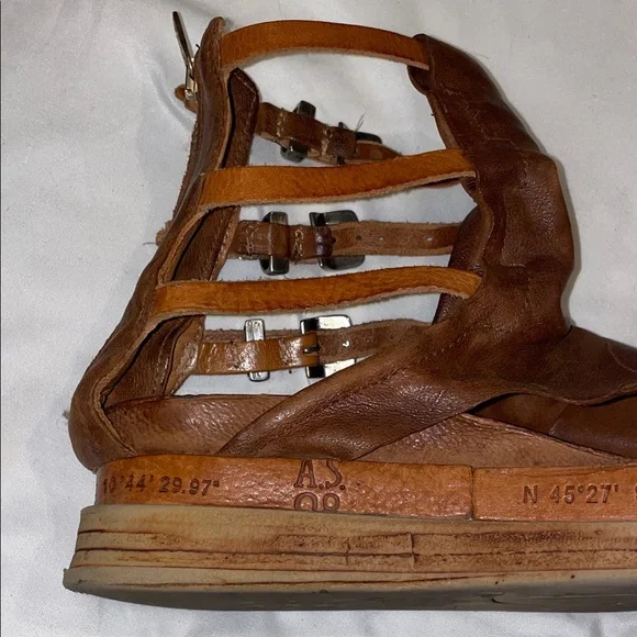 Brown Leather Women's Sandals